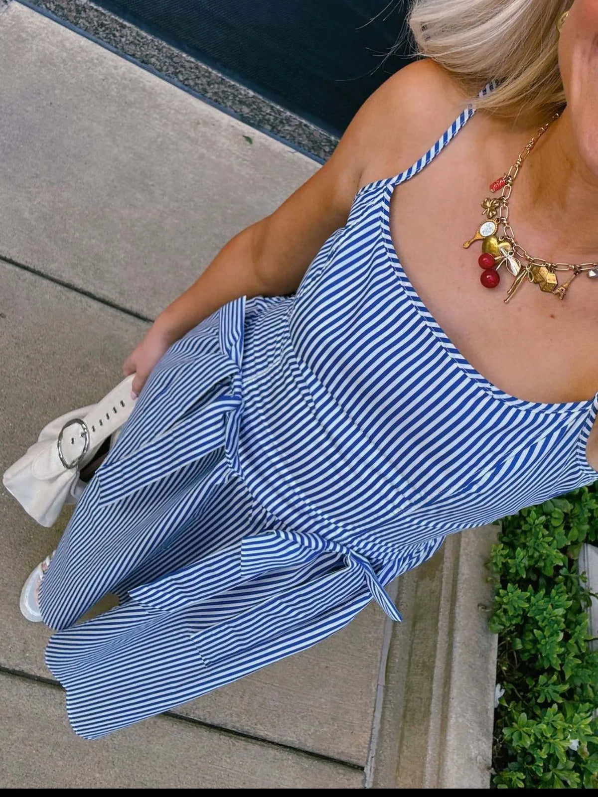 Bow Detail Midi Cami Dress - alternate view 11