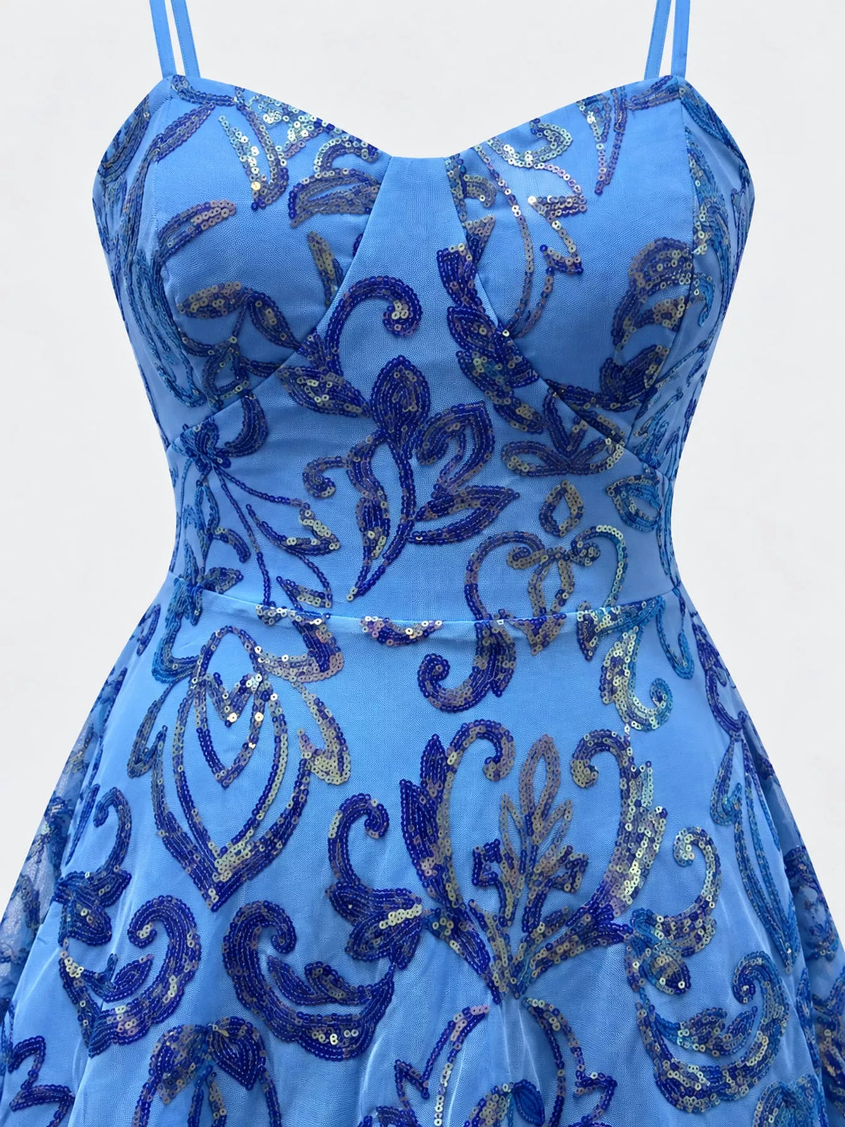Sequin Embellished Mini Dress - alternate view 20