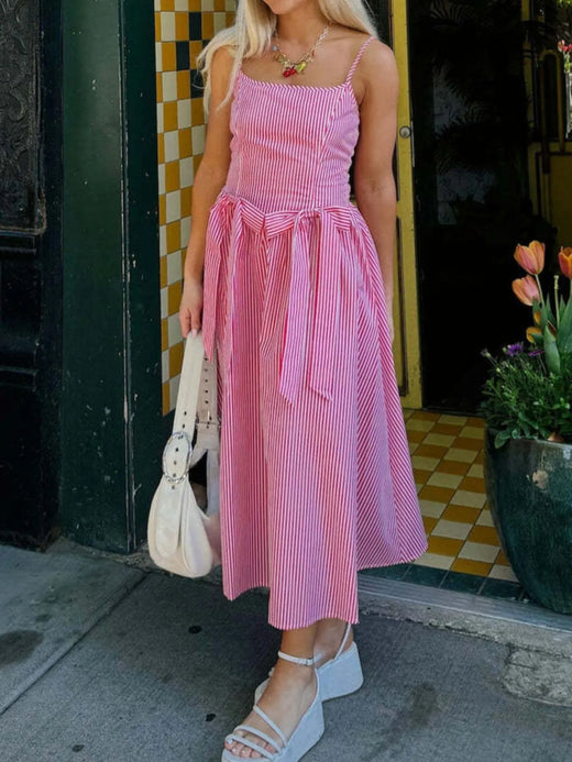 Bow Detail Midi Cami Dress - alternate view 3