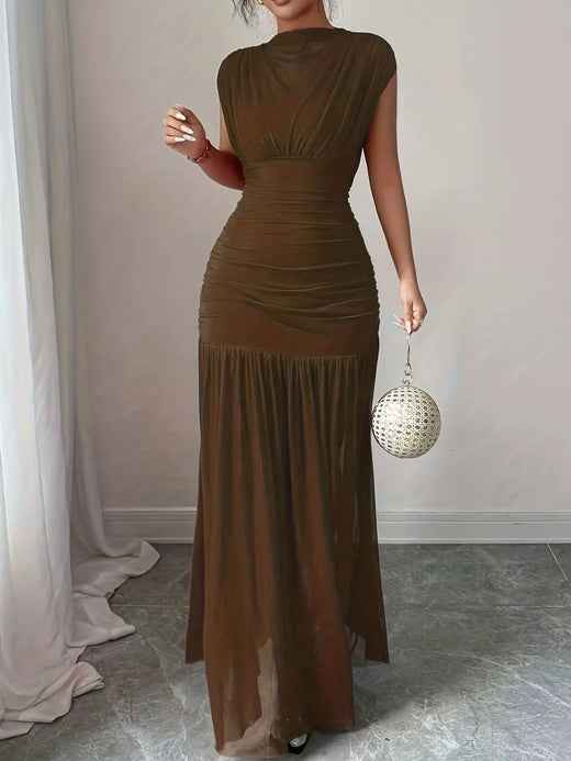 Ruched Bodycon Maxi Dress - alternate view 2