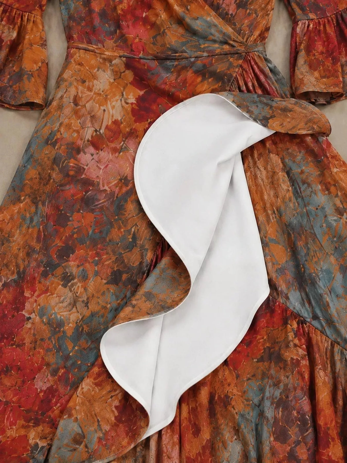 High-Low Ruffled Maxi Dress - alternate view 13