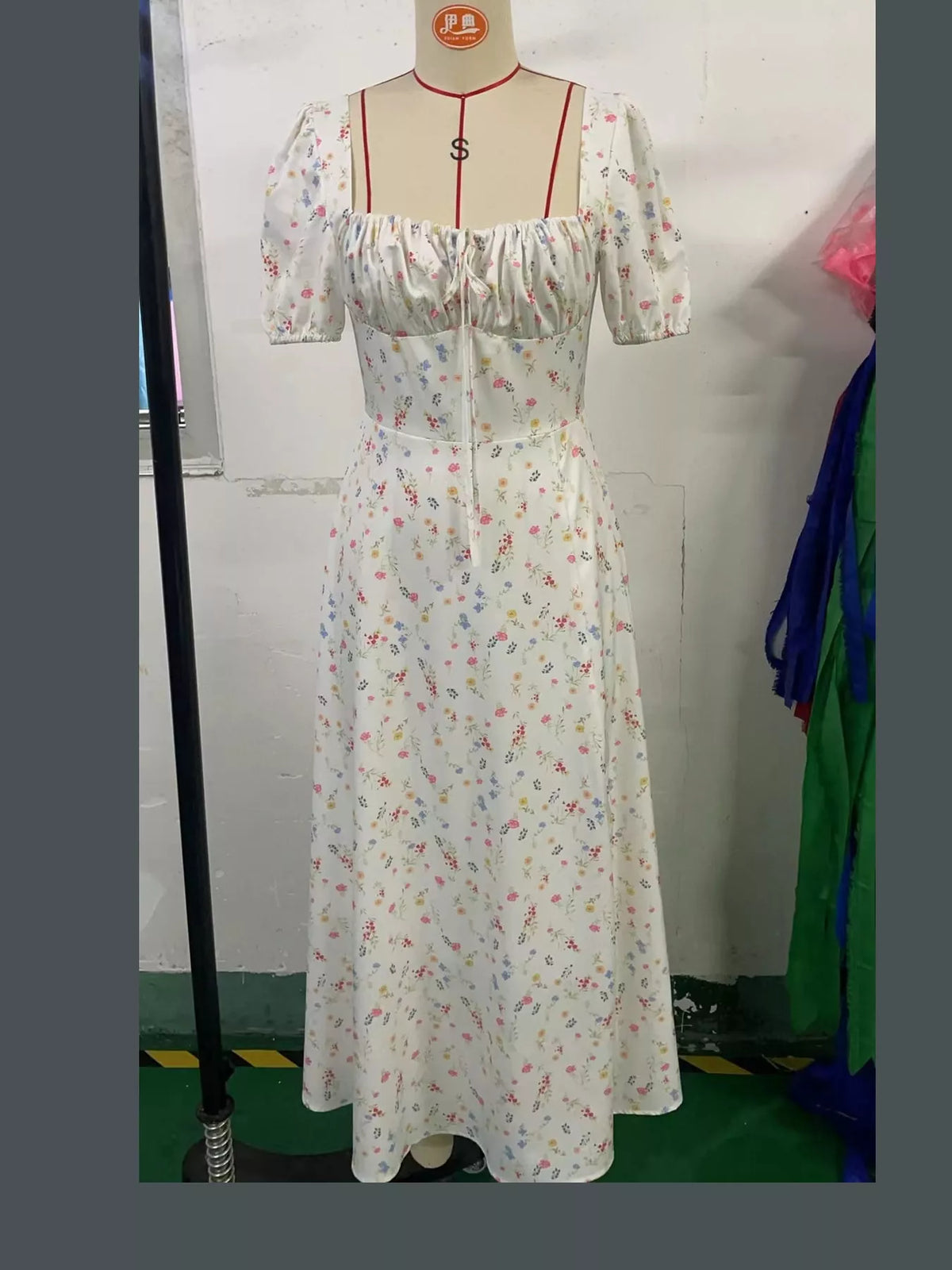 Floral Spaghetti Straps Midi Dress - alternate view 40