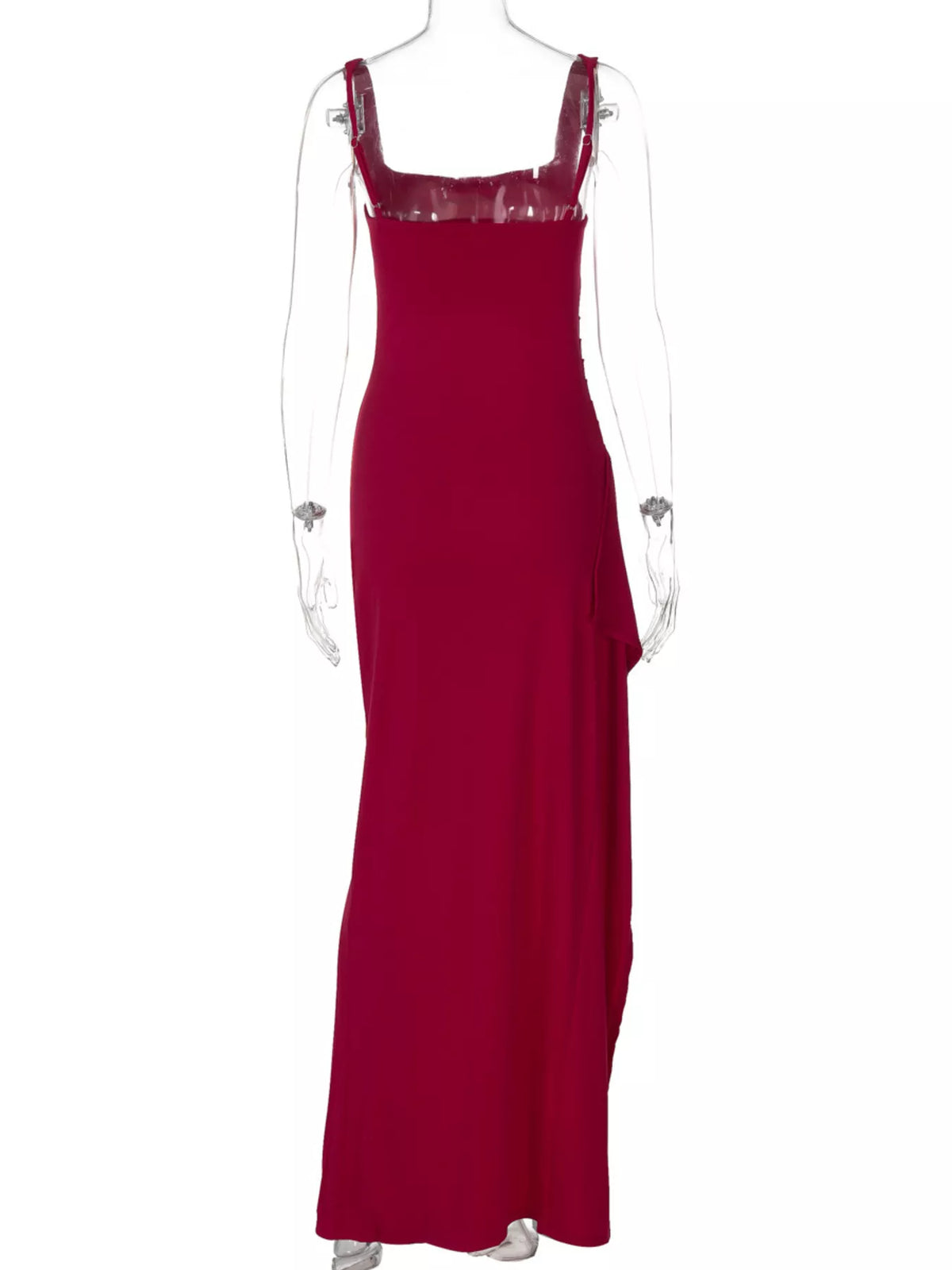 Slit Square Neck Maxi Dress - alternate view 17