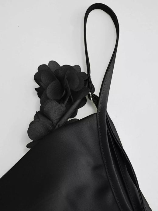 Cowl Neck Satin Maxi Dress - alternate view 3