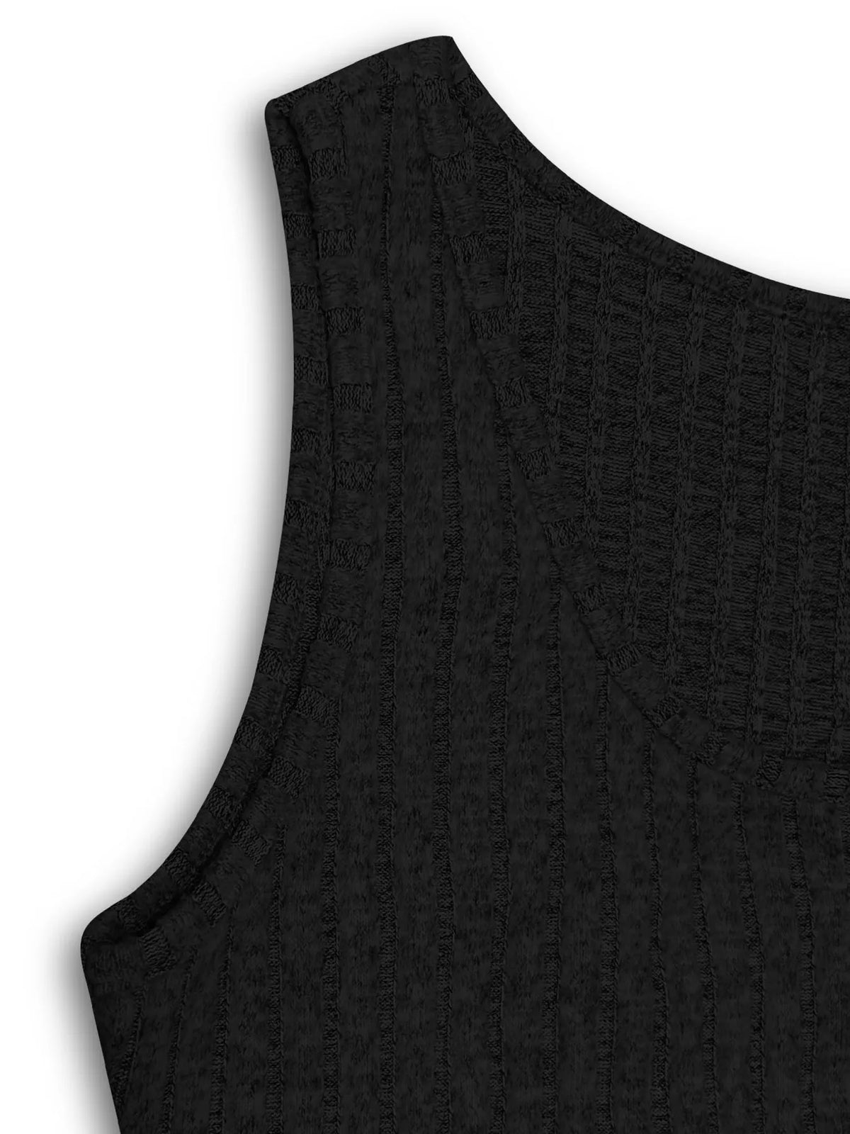 Ribbed Button Front Dress and Cardigan Sweater Set - alternate view 5