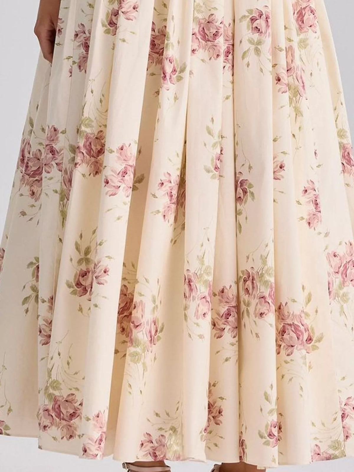 Floral Spaghetti Straps Midi Dress - alternate view 26