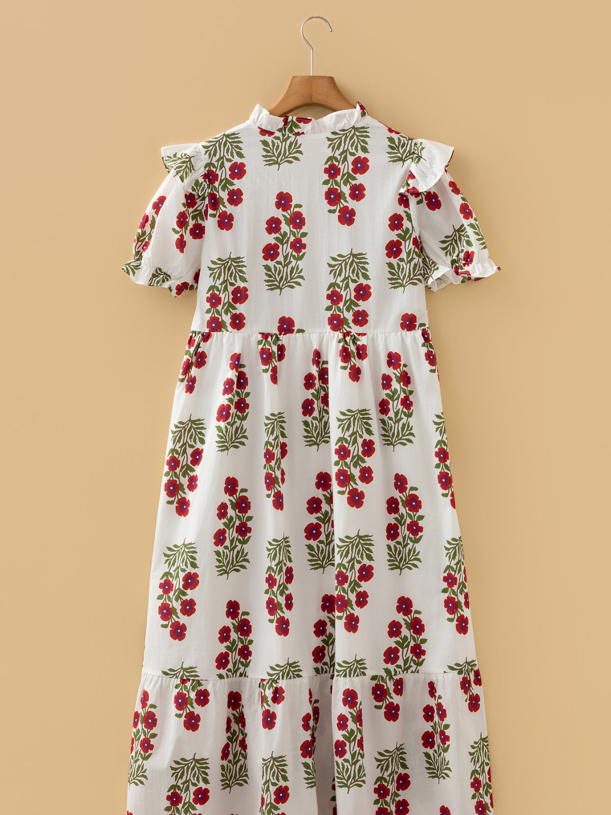Floral Print Casual Mini Dress - alternate view 7