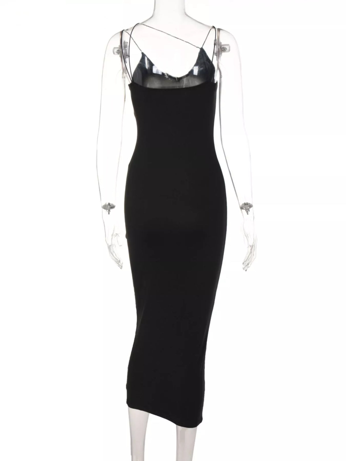 Leopard Print Spaghetti Strap Midi Dress - alternate view 18