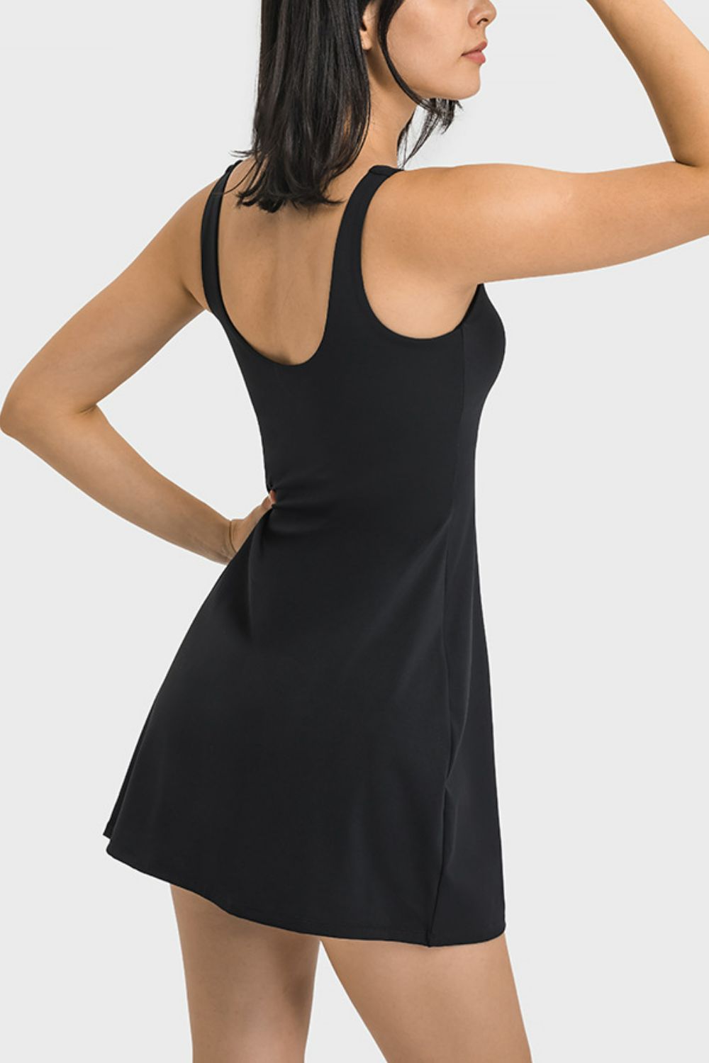 Millennia Square Neck Sports Tank Dress with Full Coverage Bottoms - alternate view 10