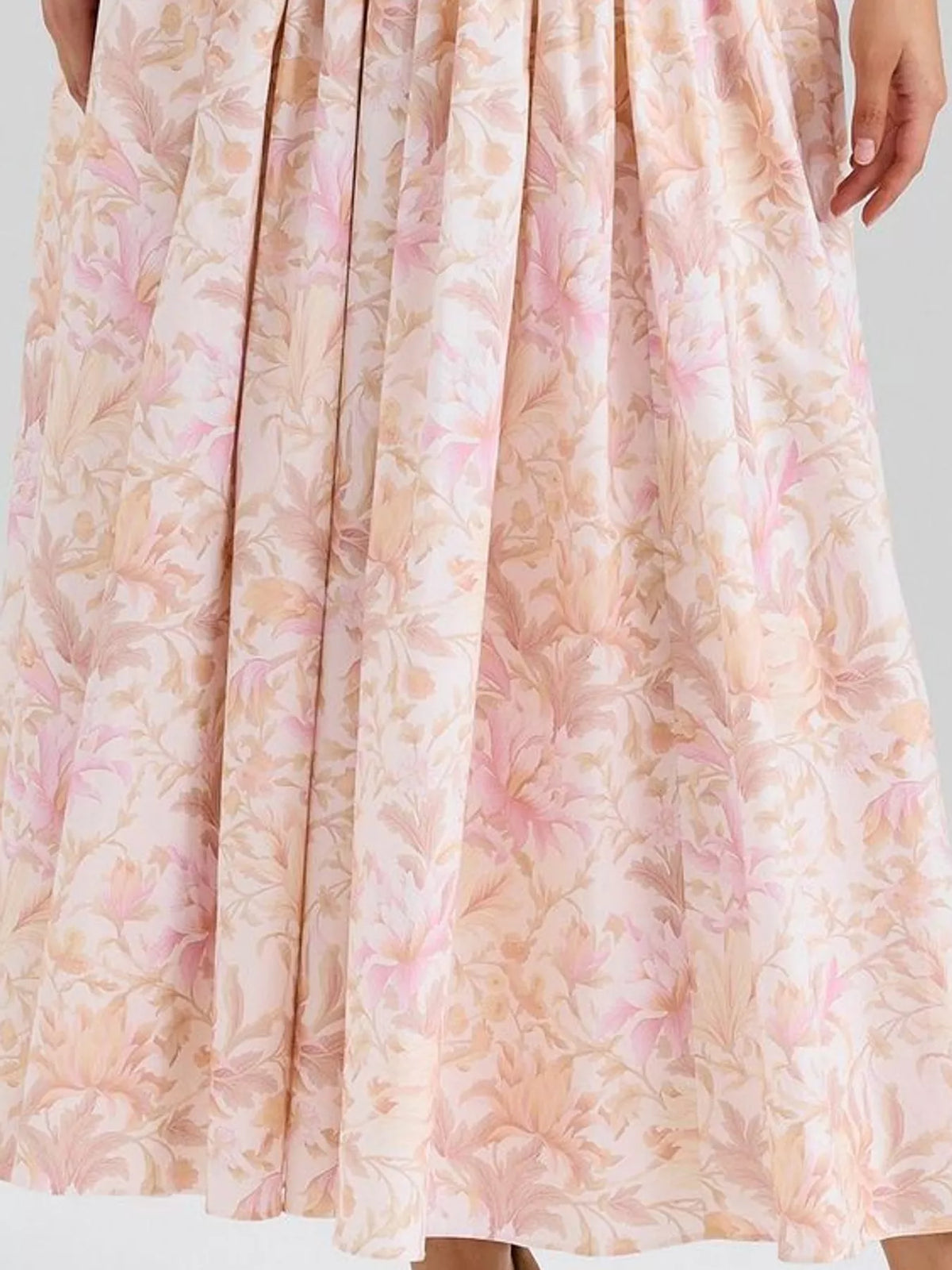 Floral Spaghetti Straps Midi Dress - alternate view 54