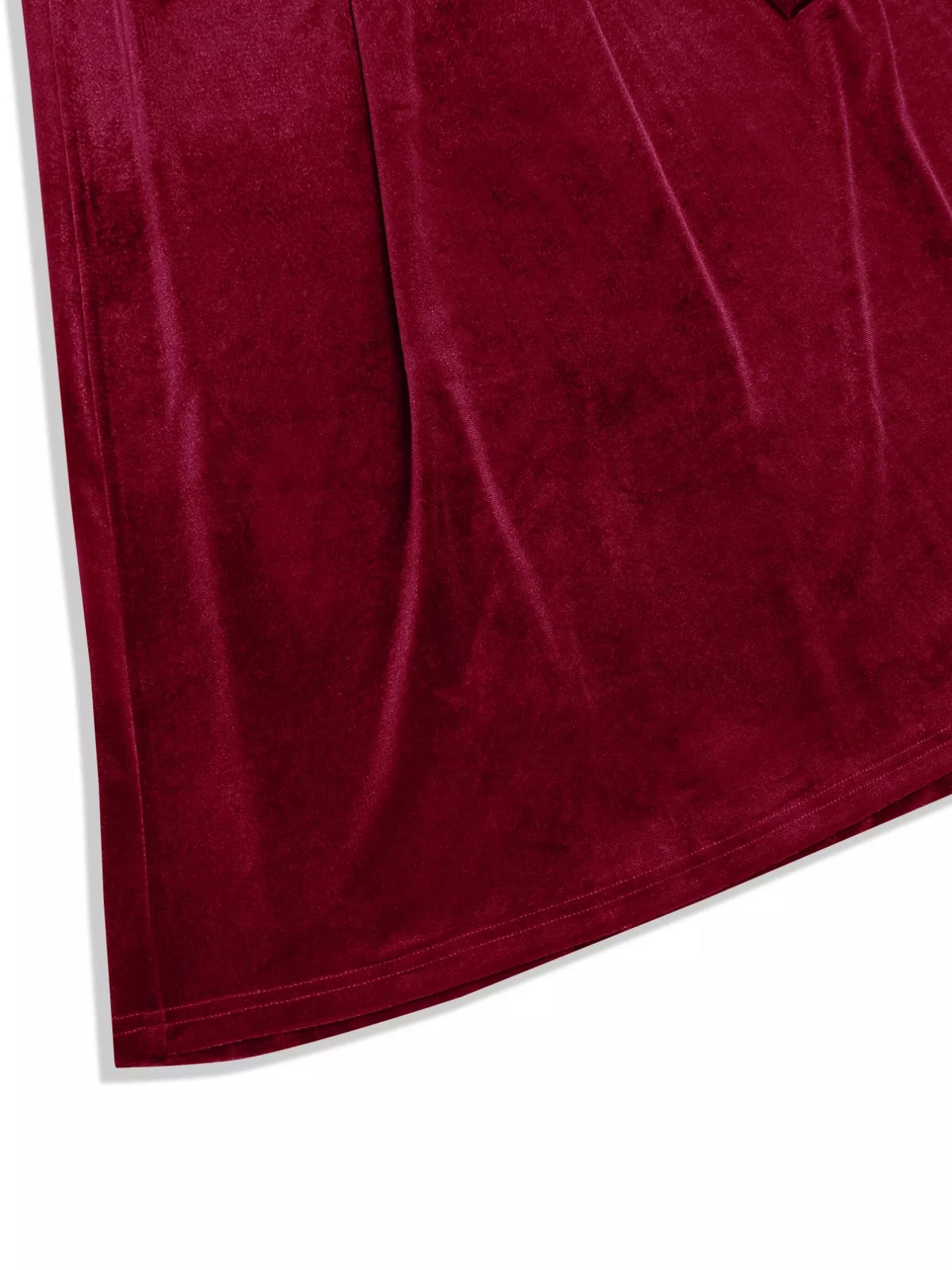 Velvet Wrap Surplice Maxi Dress - alternate view 5