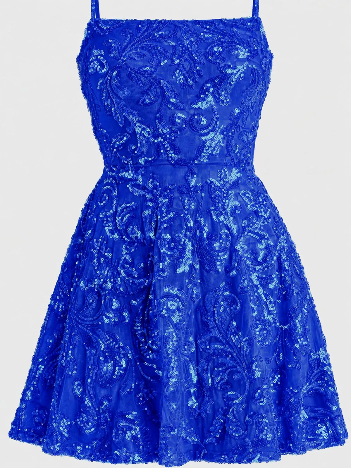 Sequin Square Neck Mini Dress - alternate view 20