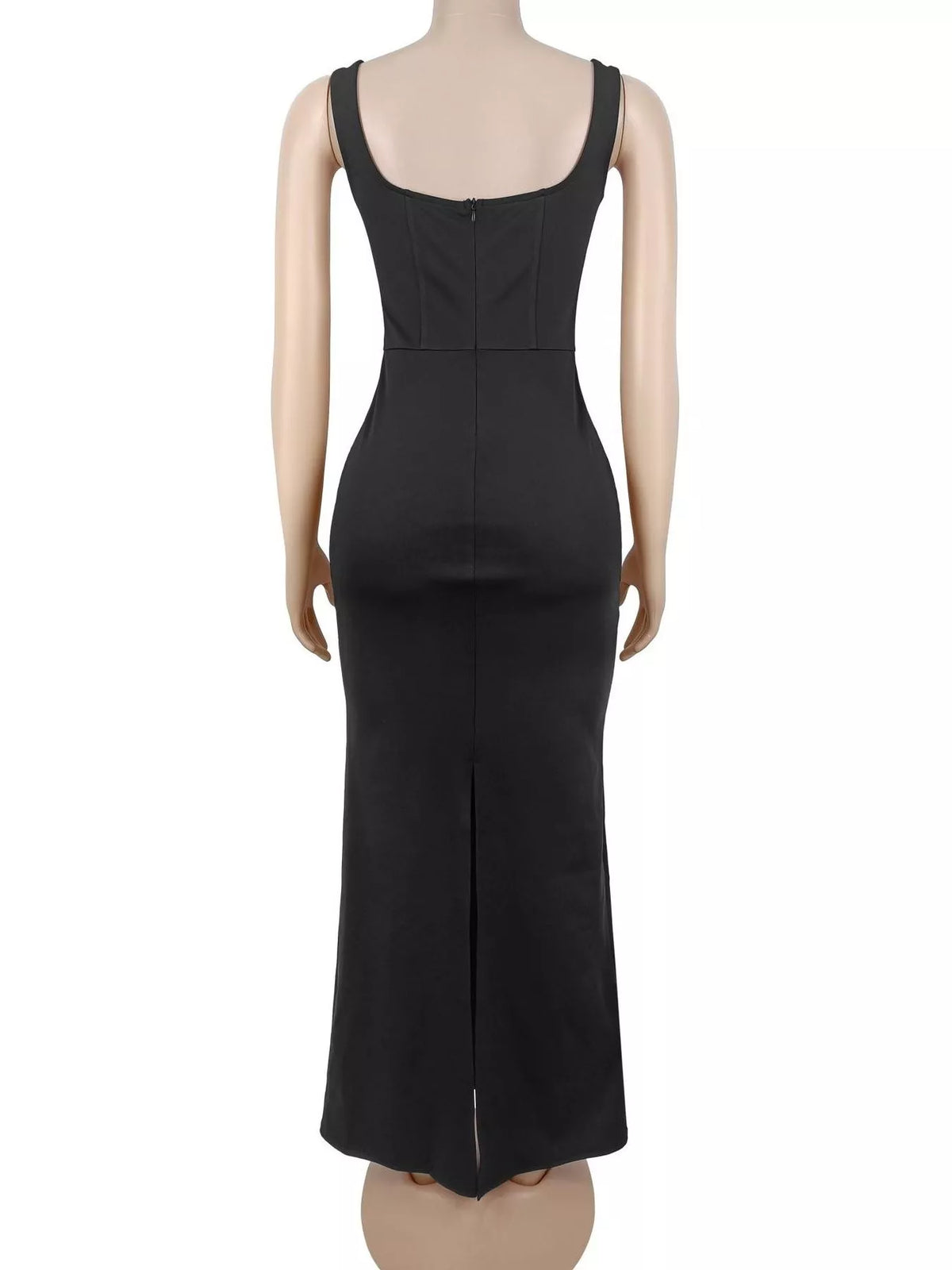 Rhinestone Embellished Bodycon Maxi Dress - alternate view 6