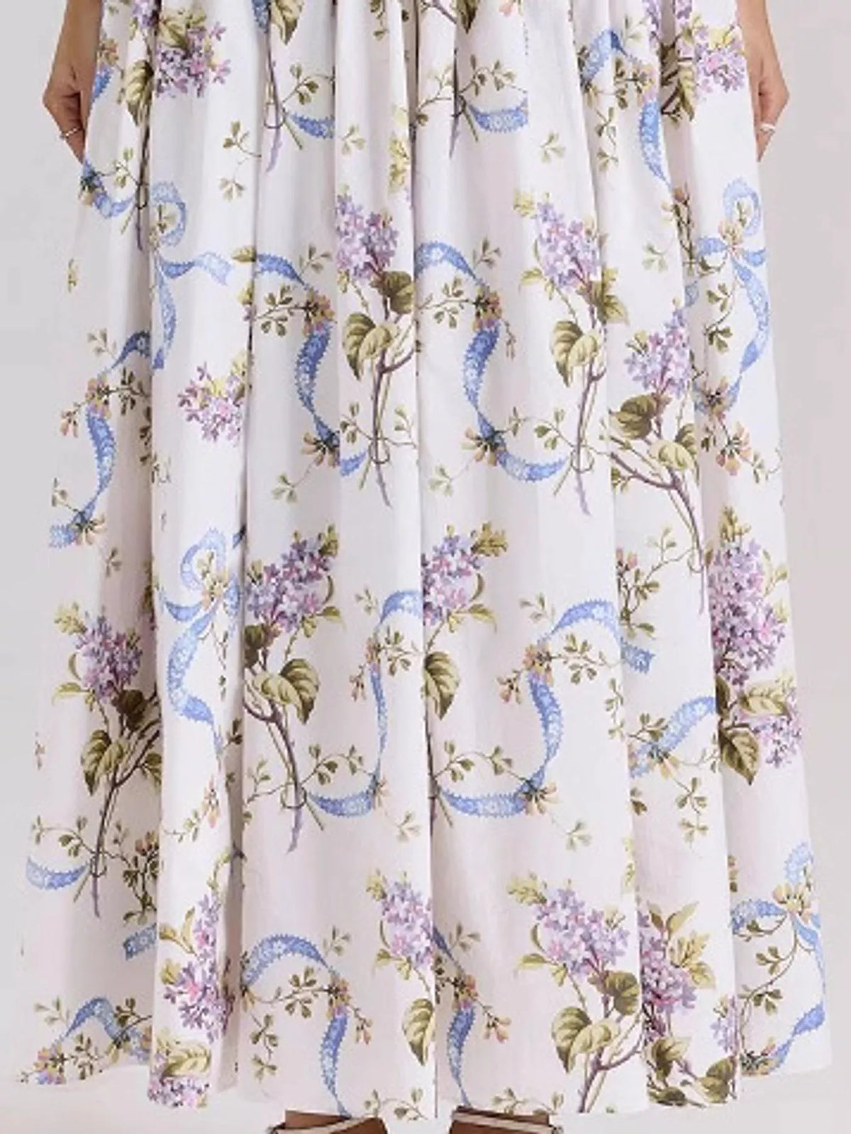 Floral Spaghetti Straps Midi Dress - alternate view 36