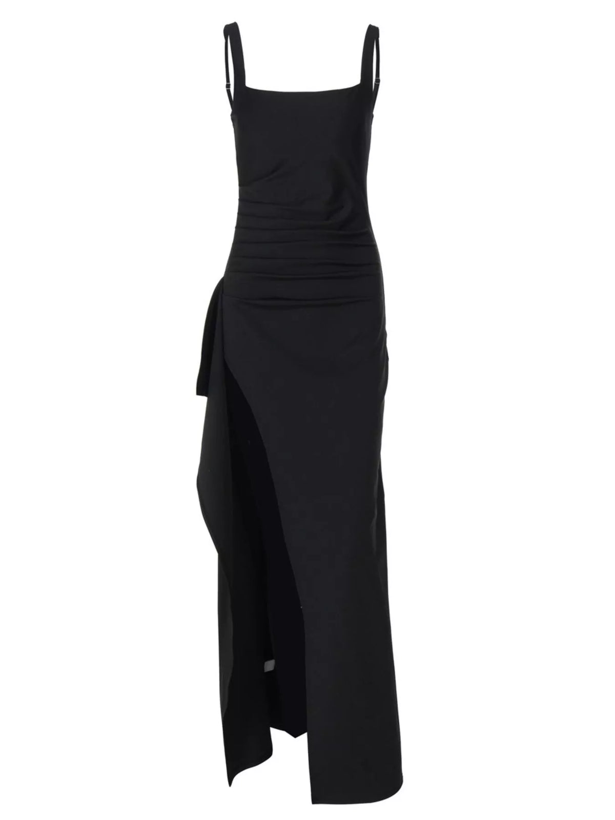 Slit Square Neck Maxi Dress - alternate view 5