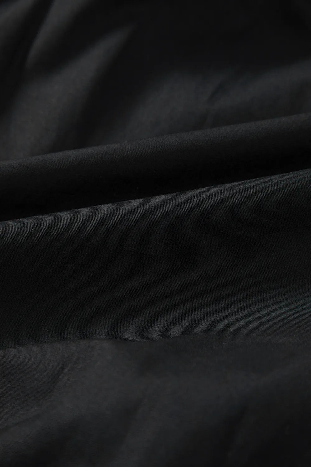 Button Down Puff Sleeve Ruffle Hem Dress - alternate view 9