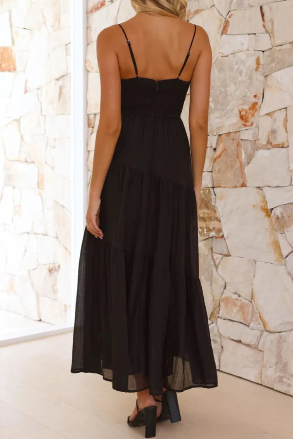 Ruched Smocked Back Cami Dress - alternate view 13
