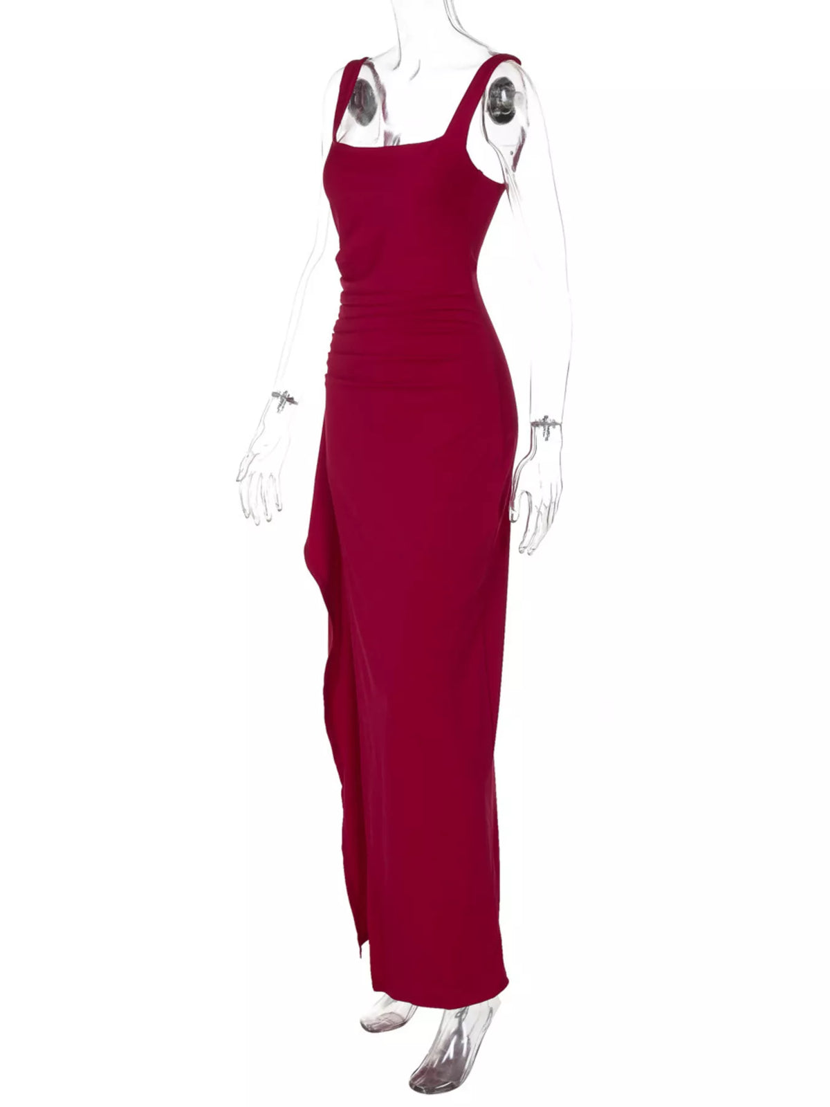 Slit Square Neck Maxi Dress - alternate view 16
