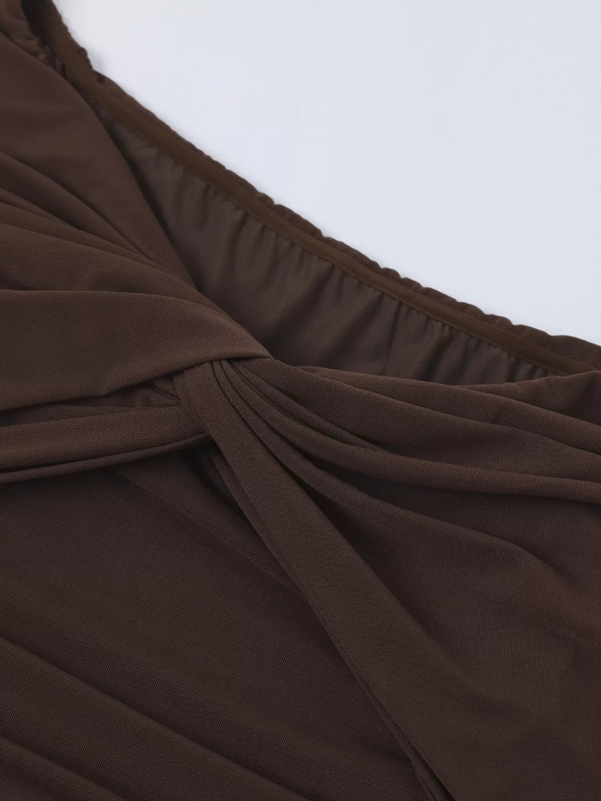 Off-Shoulder Ruched Maxi Dress - alternate view 13