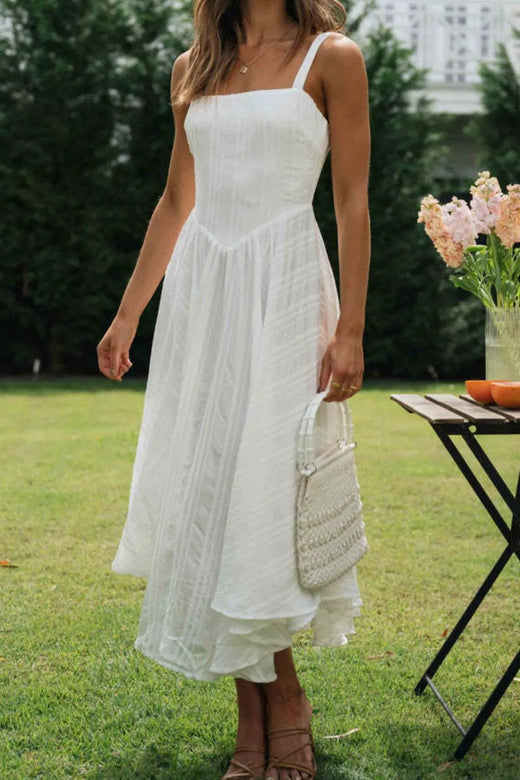 Square Neck Midi Cami Dress - alternate view 2