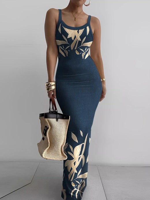 Sleeveless Bodycon Maxi Dress