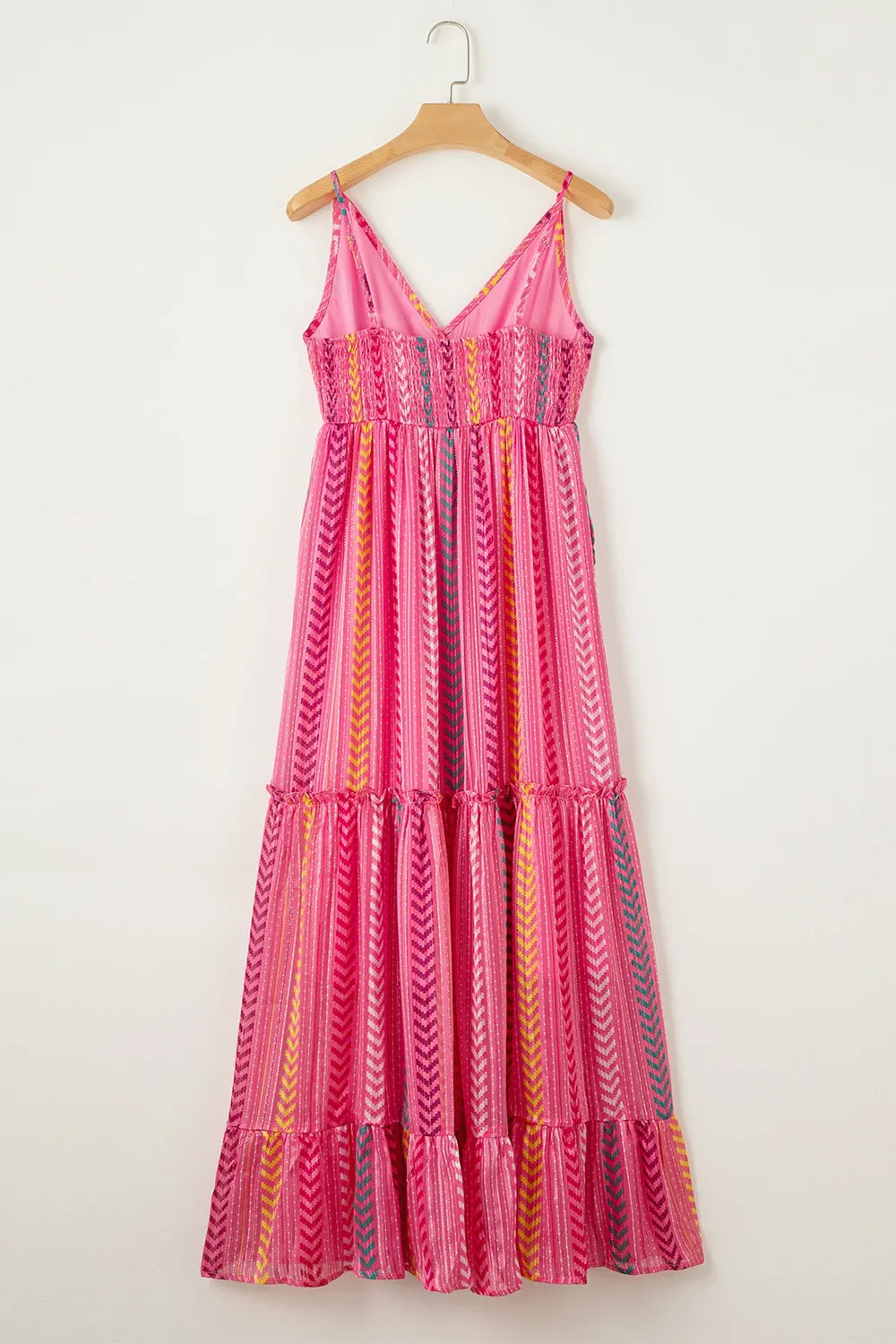 Printed Surplice Maxi Cami Dress - alternate view 7