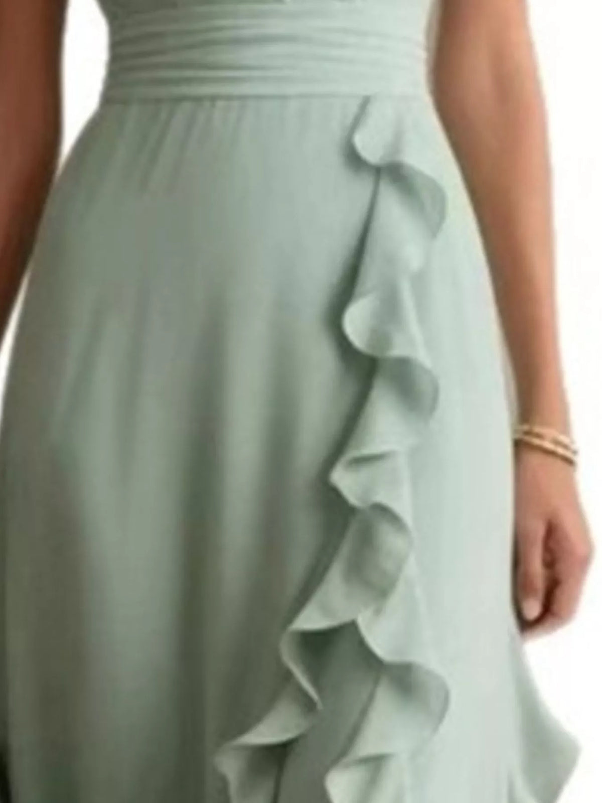 Ruffled Surplice Maxi Dress - alternate view 2