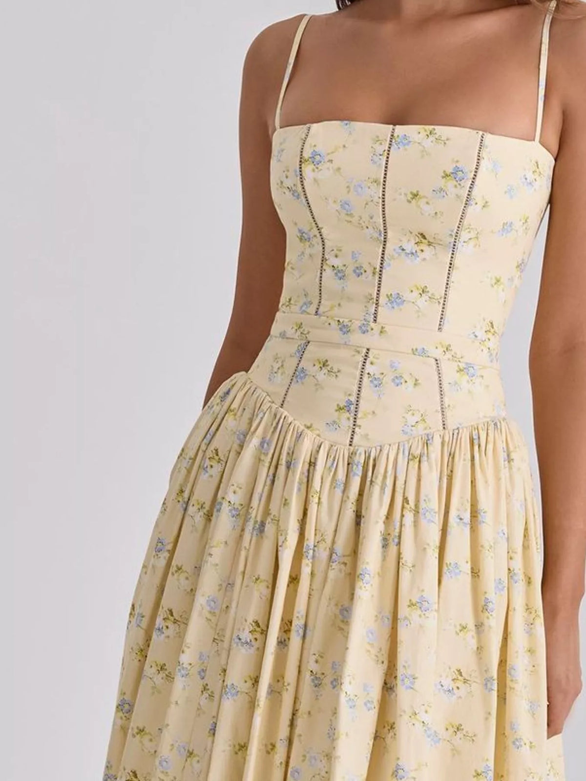 Floral Spaghetti Straps Midi Dress - alternate view 60