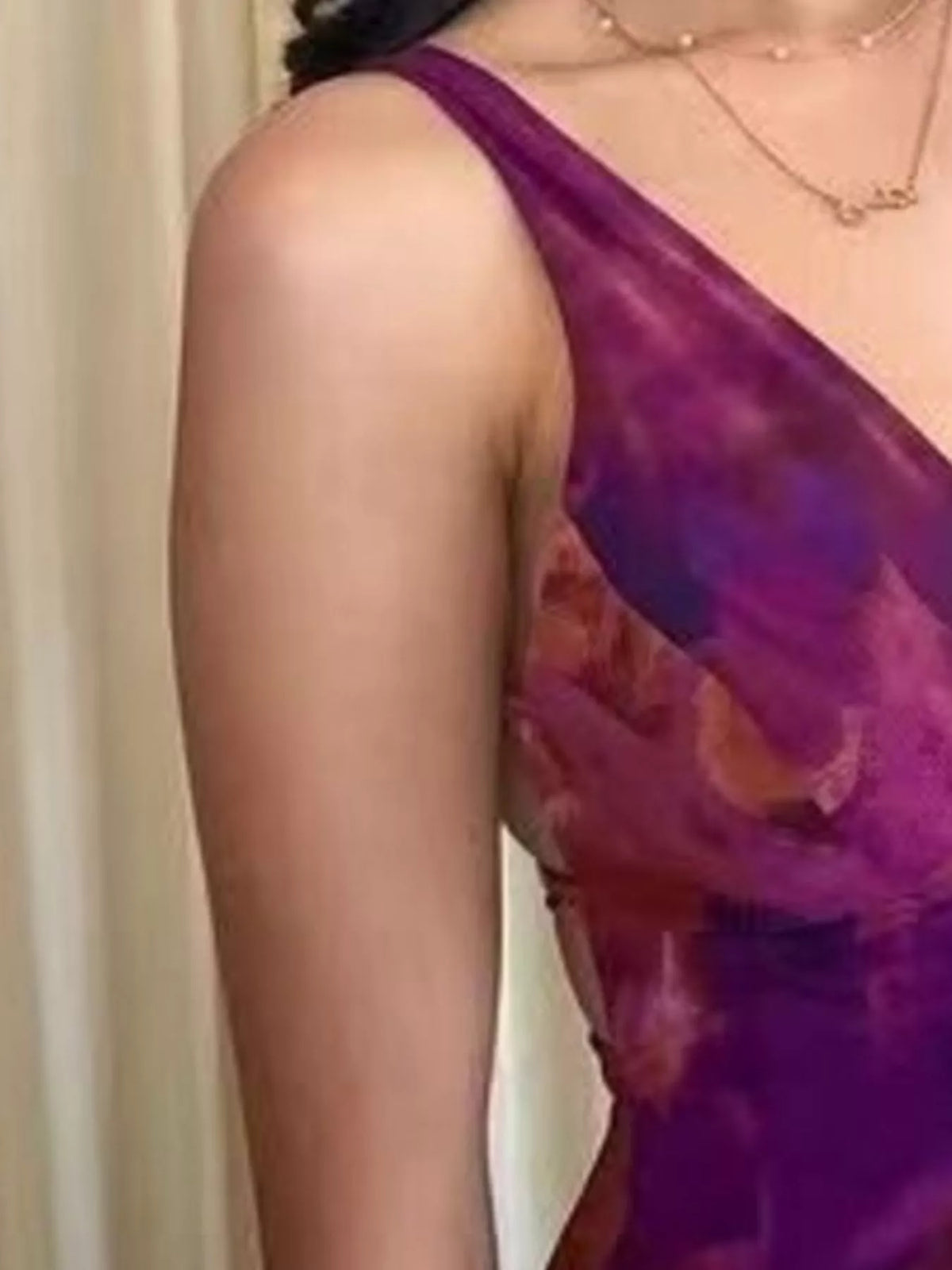 V-Neck Sleeveless Floral Print Layered Ruffle Maxi Dress - alternate view 6