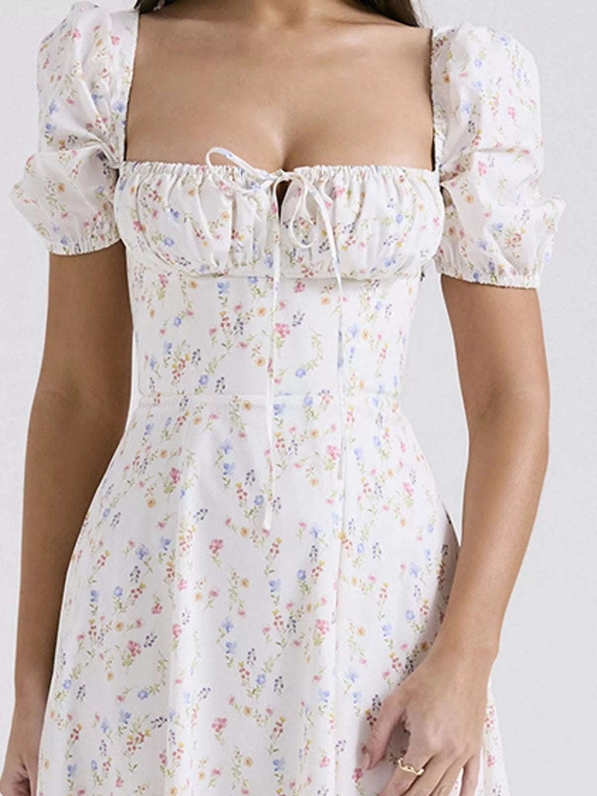 Floral Spaghetti Straps Midi Dress - alternate view 41