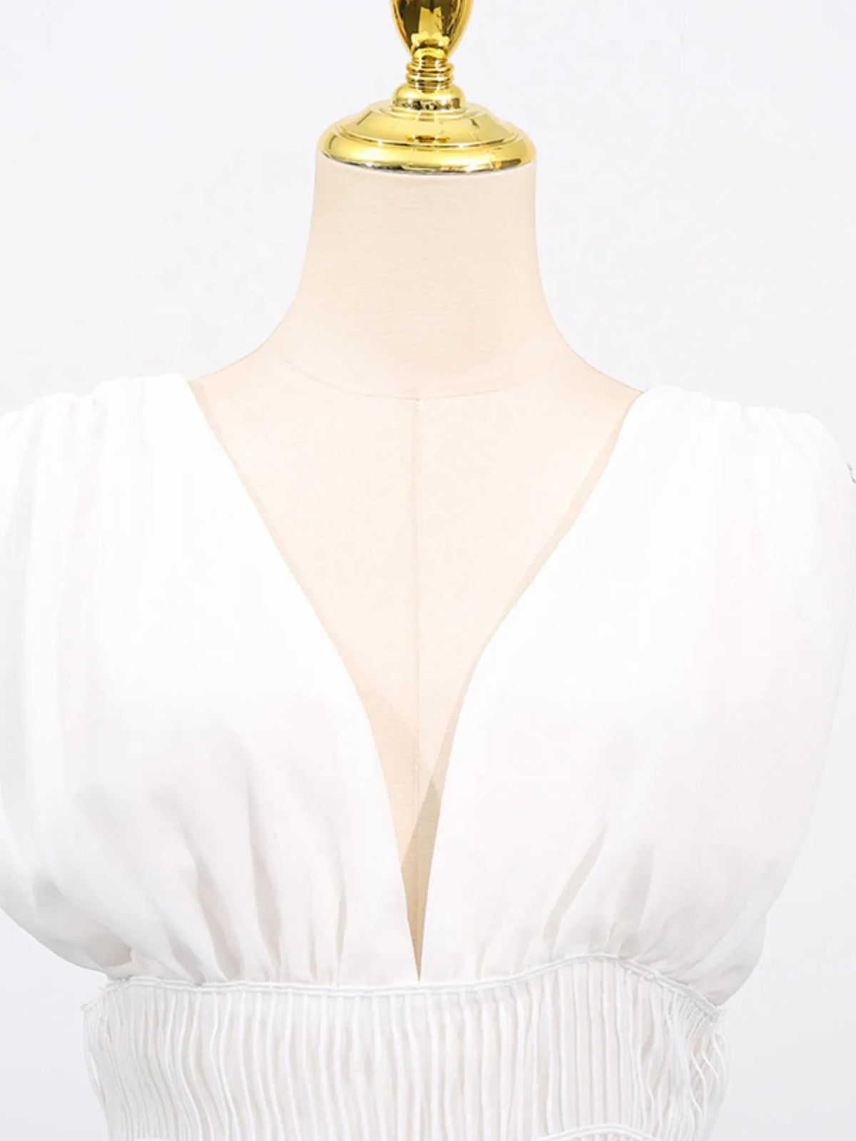 Tiered V-Neck Sleeveless Maxi Dress - alternate view 4