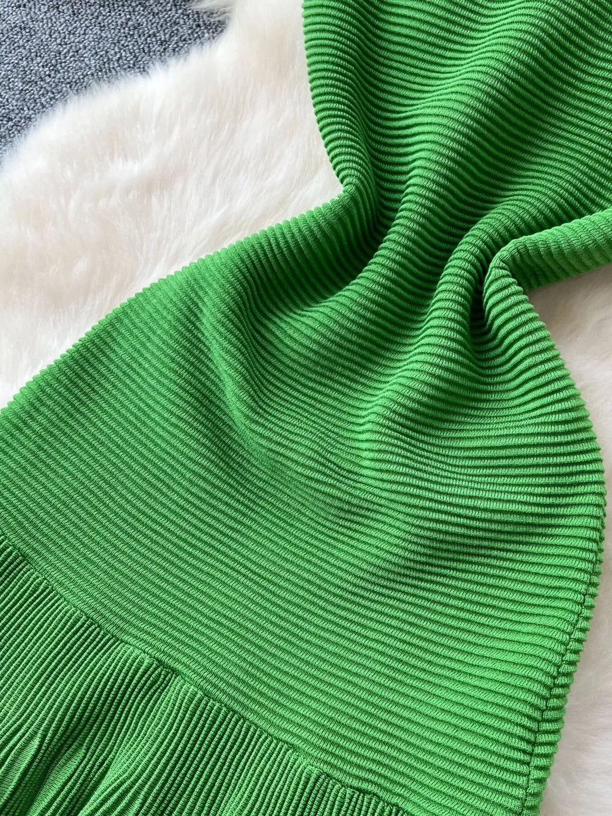 Sleeveless Textured Knit Dress - alternate view 2