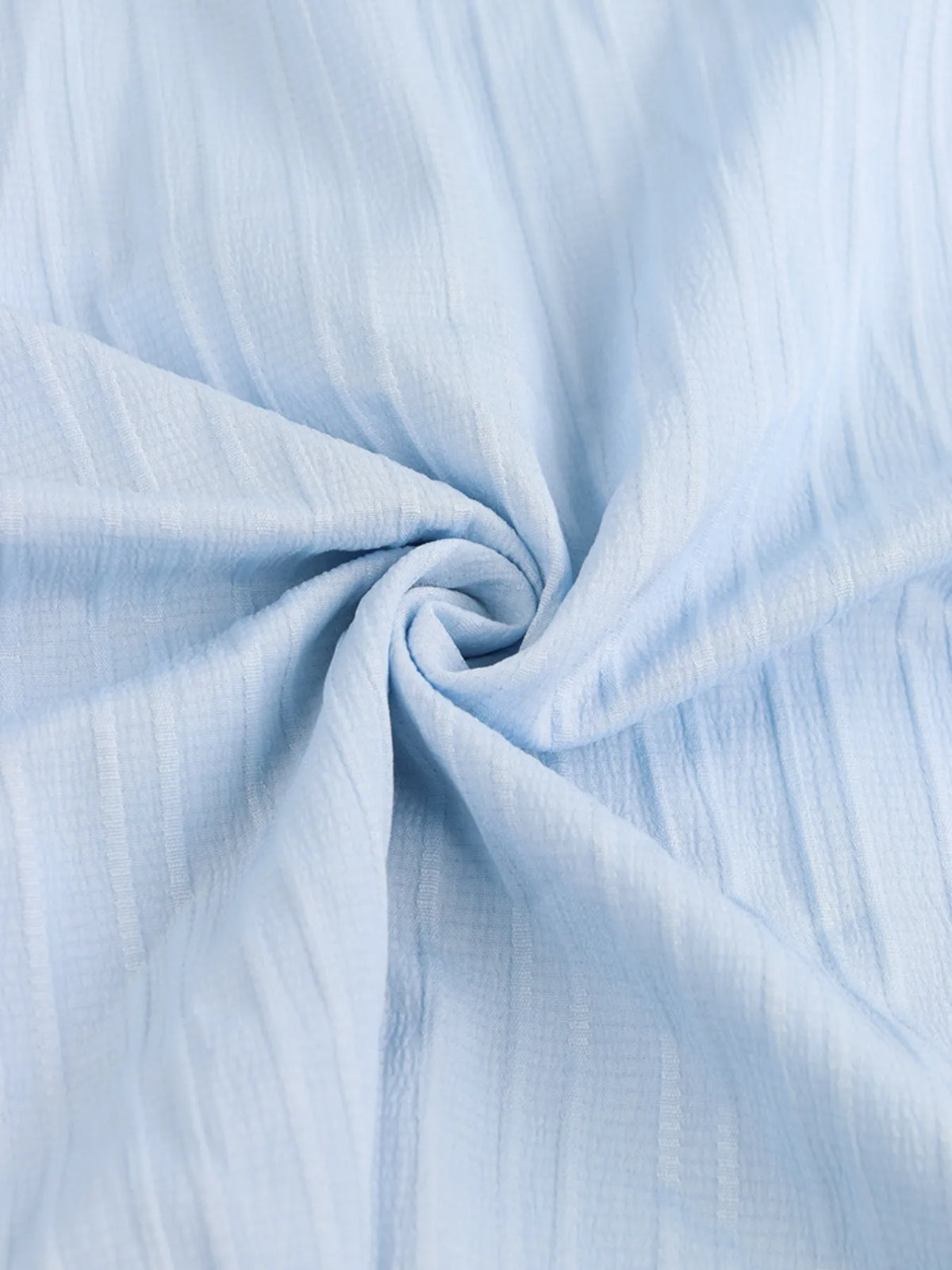 Ruffled Round Neck Flutter Sleeve Dress - alternate view 8