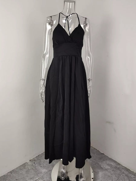 Full Size Sleeveless High-Slit Flowy Maxi Dress Plus Size - alternate view 8