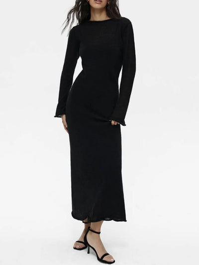Ribbed Knit Cami Dress and Cover Up Sweater Set - alternate view 12