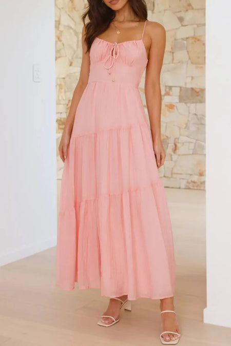 Ruched Smocked Back Cami Dress - alternate view 28