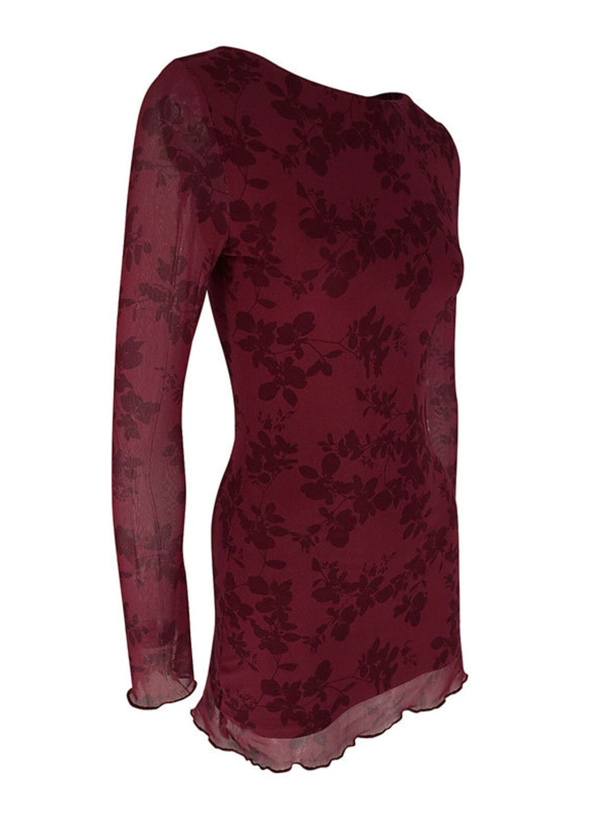 Long Sleeve Bodycon Mini Dress - alternate view 7