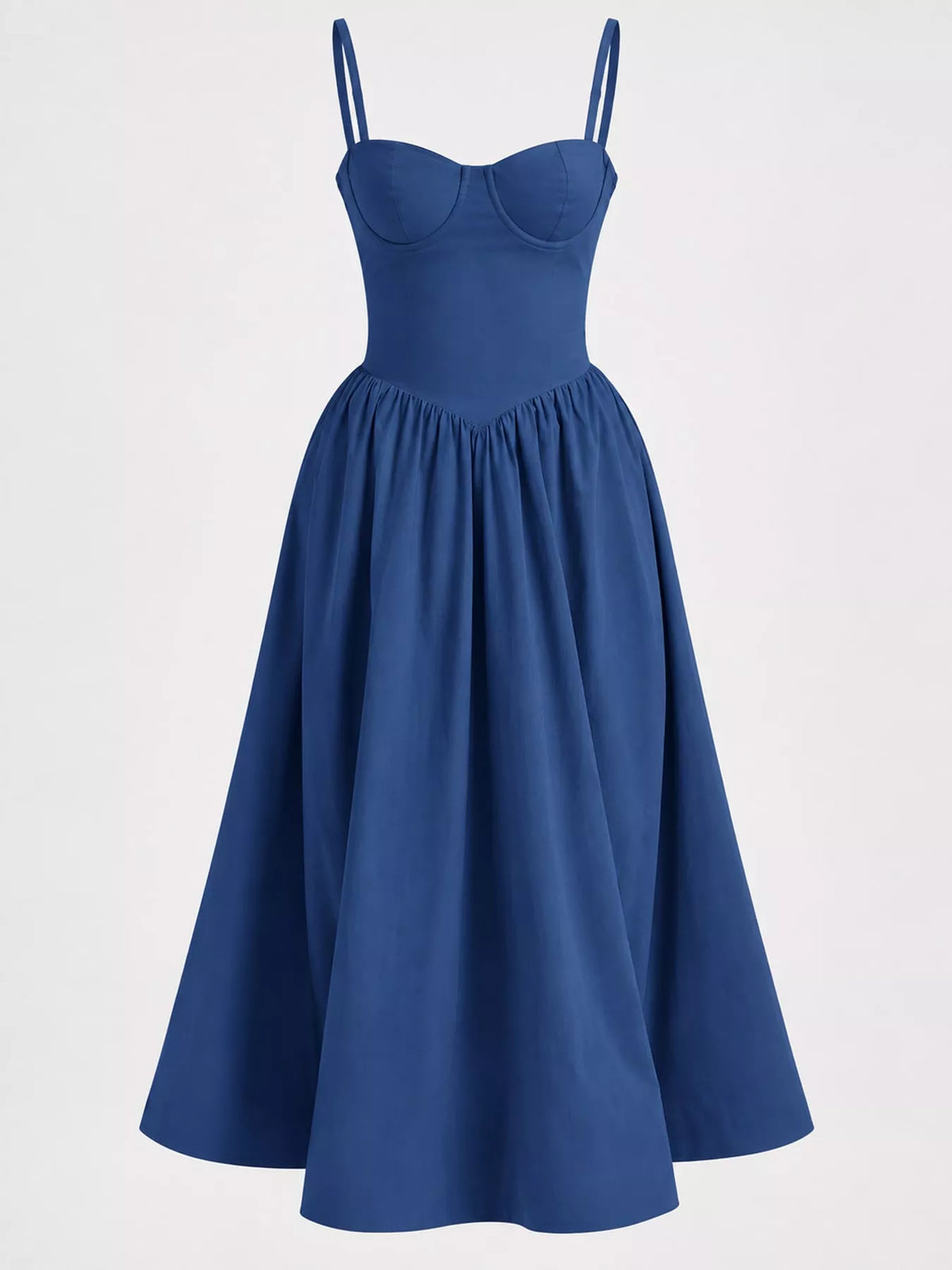 Sweetheart Neck Midi Cami Dress - alternate view 3