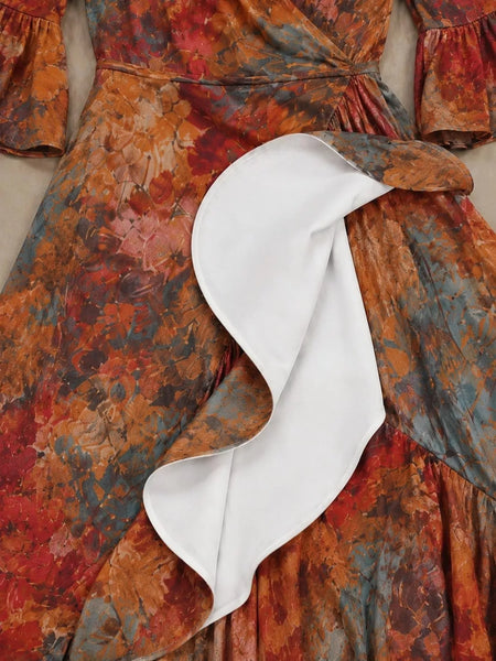 High-Low Ruffled Maxi Dress - alternate view 13