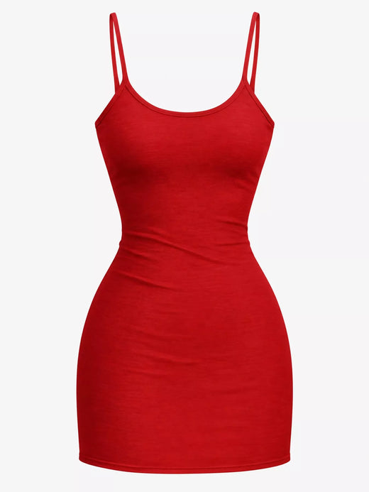 Full Size Scoop Neck Cami Dress Plus Size - alternate view 4