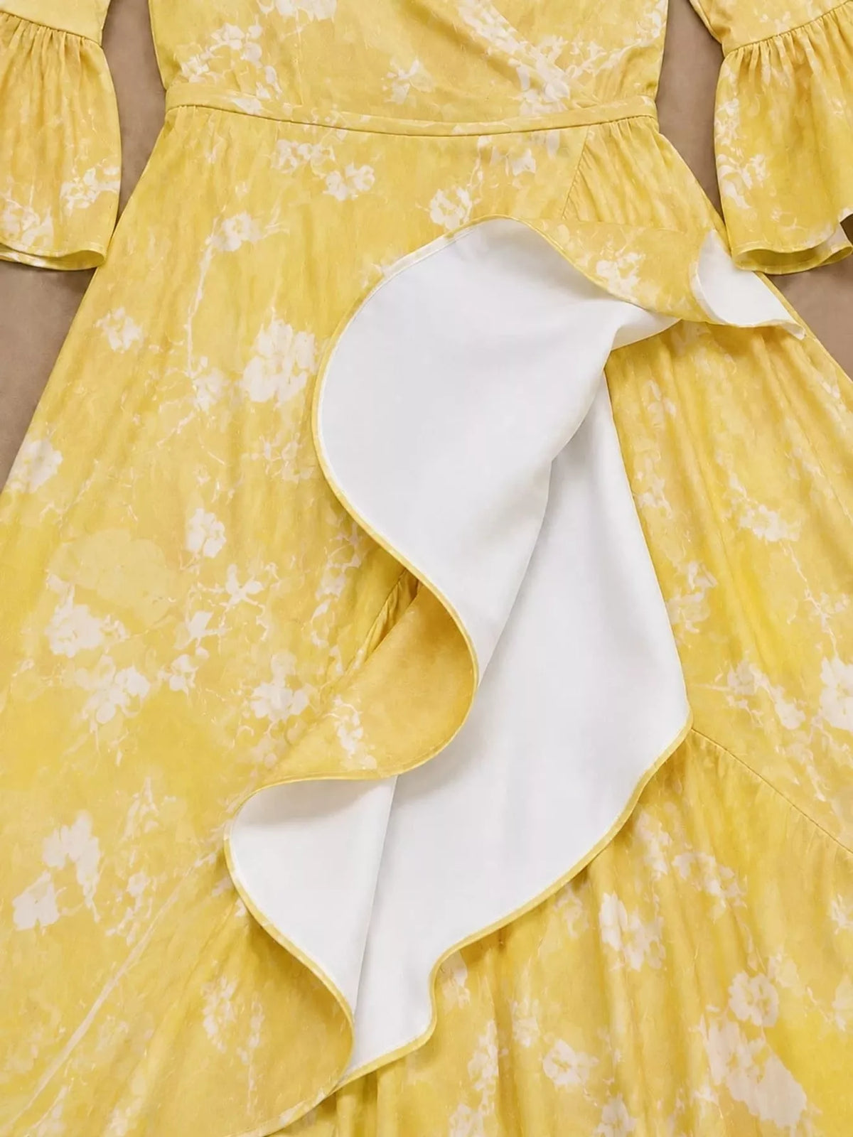 High-Low Ruffled Maxi Dress - alternate view 8