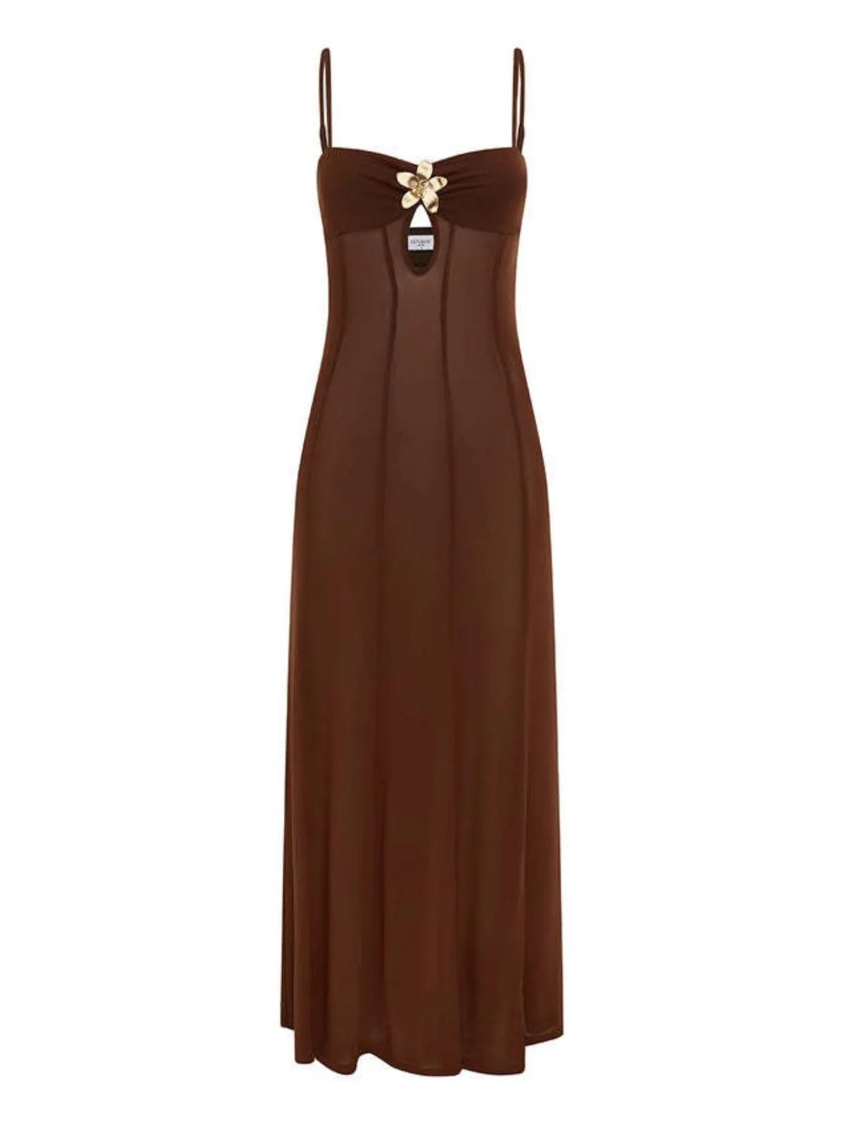 Sweetheart Neck Maxi Cami Dress - alternate view 5