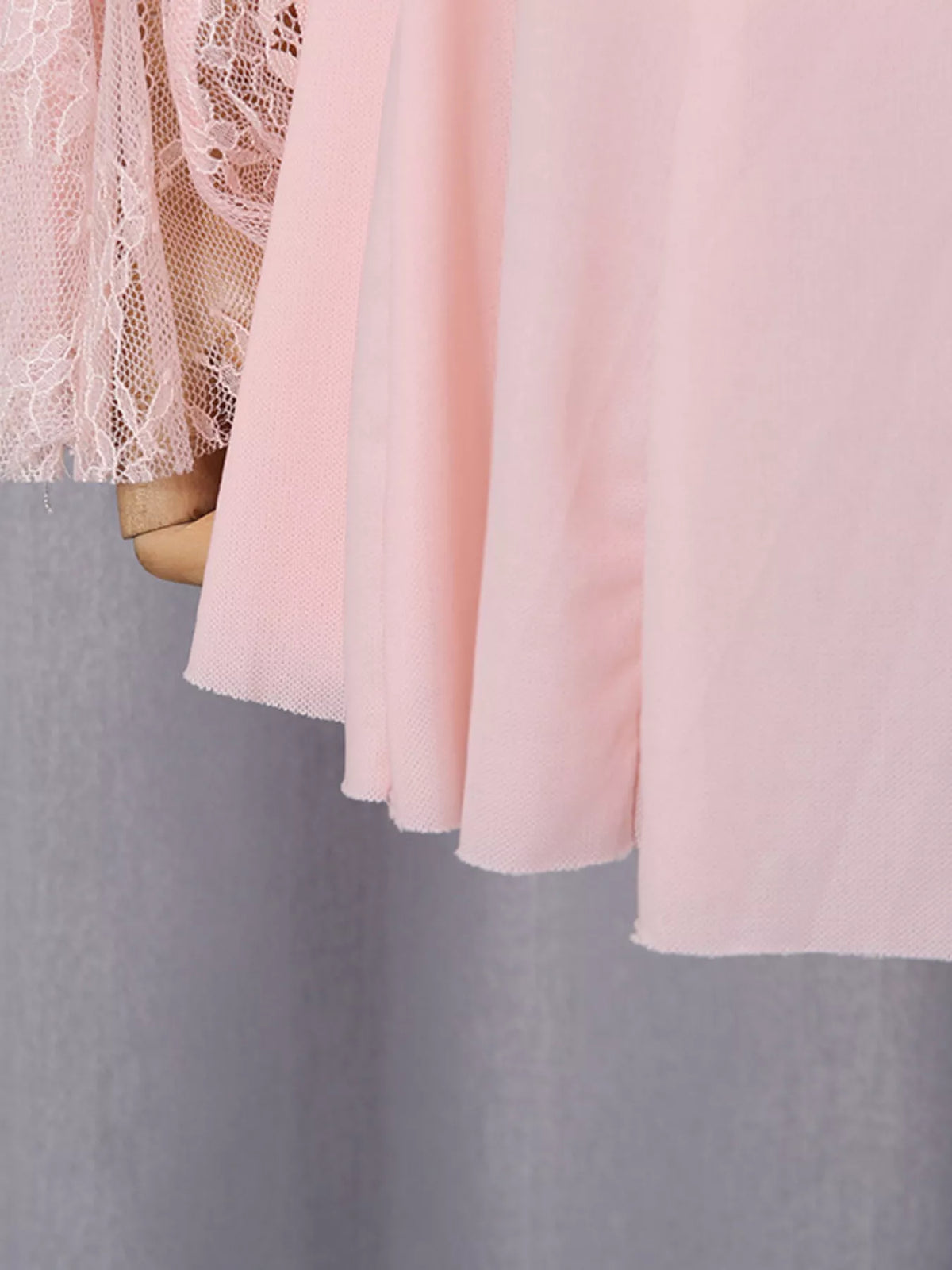 Lace Flare Sleeve Mini Dress - alternate view 11