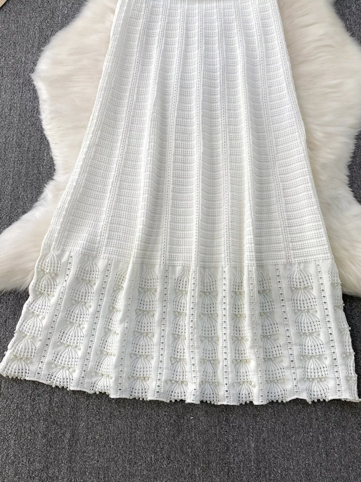 Textured Knit Sleeveless Midi Dress - alternate view 20
