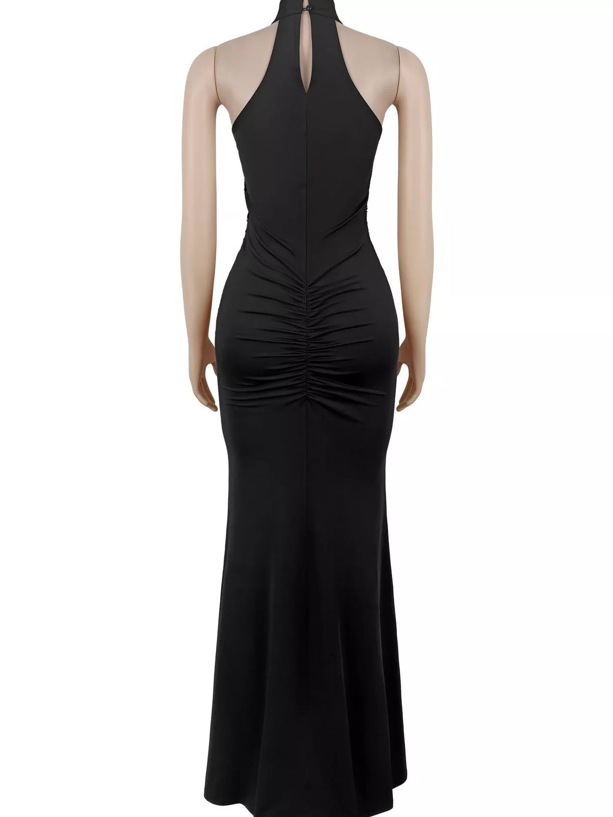 Sequin High Slit Sleeveless Maxi Dress - alternate view 7