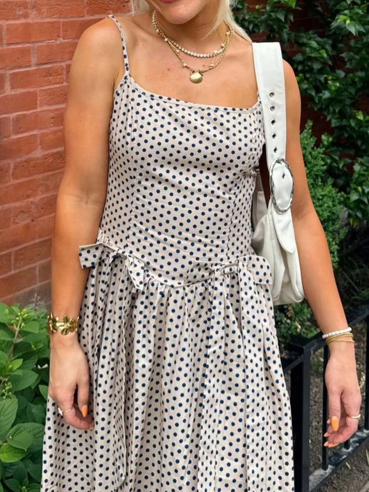 Bow Detail Midi Cami Dress - alternate view 14