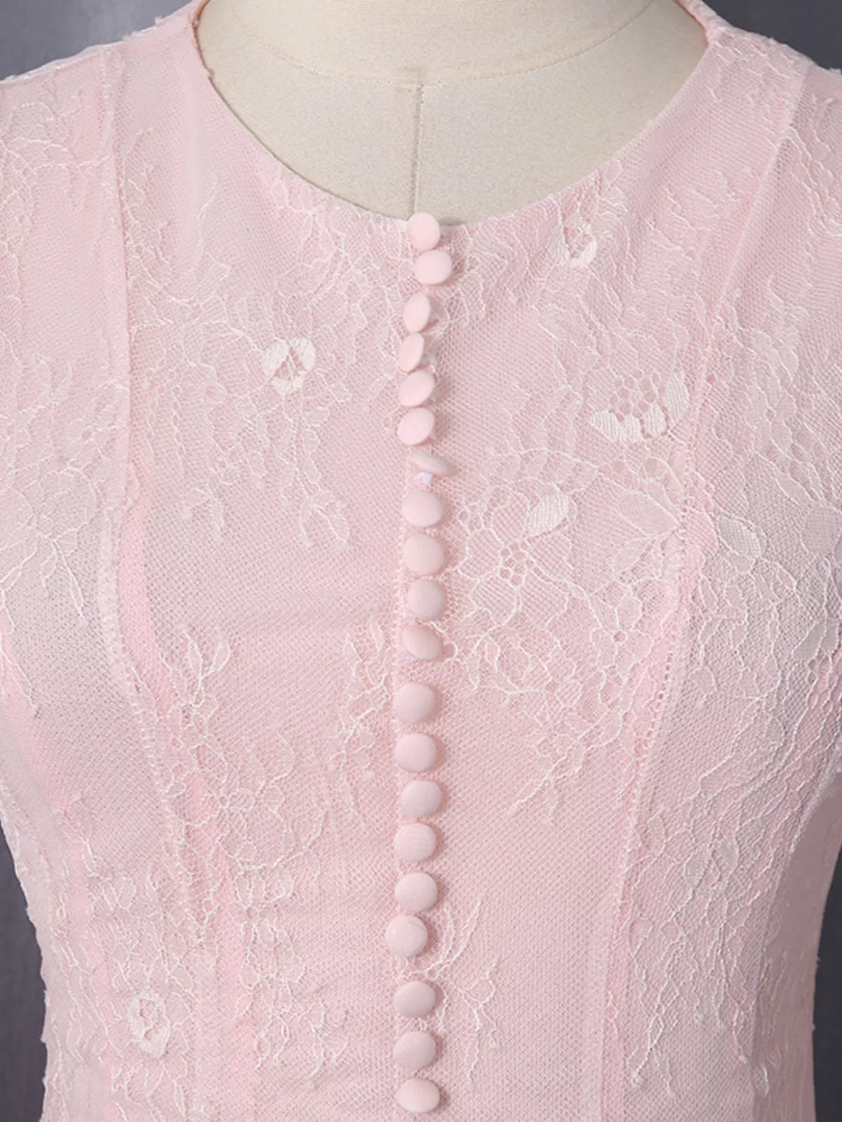 Lace Flare Sleeve Mini Dress - alternate view 6