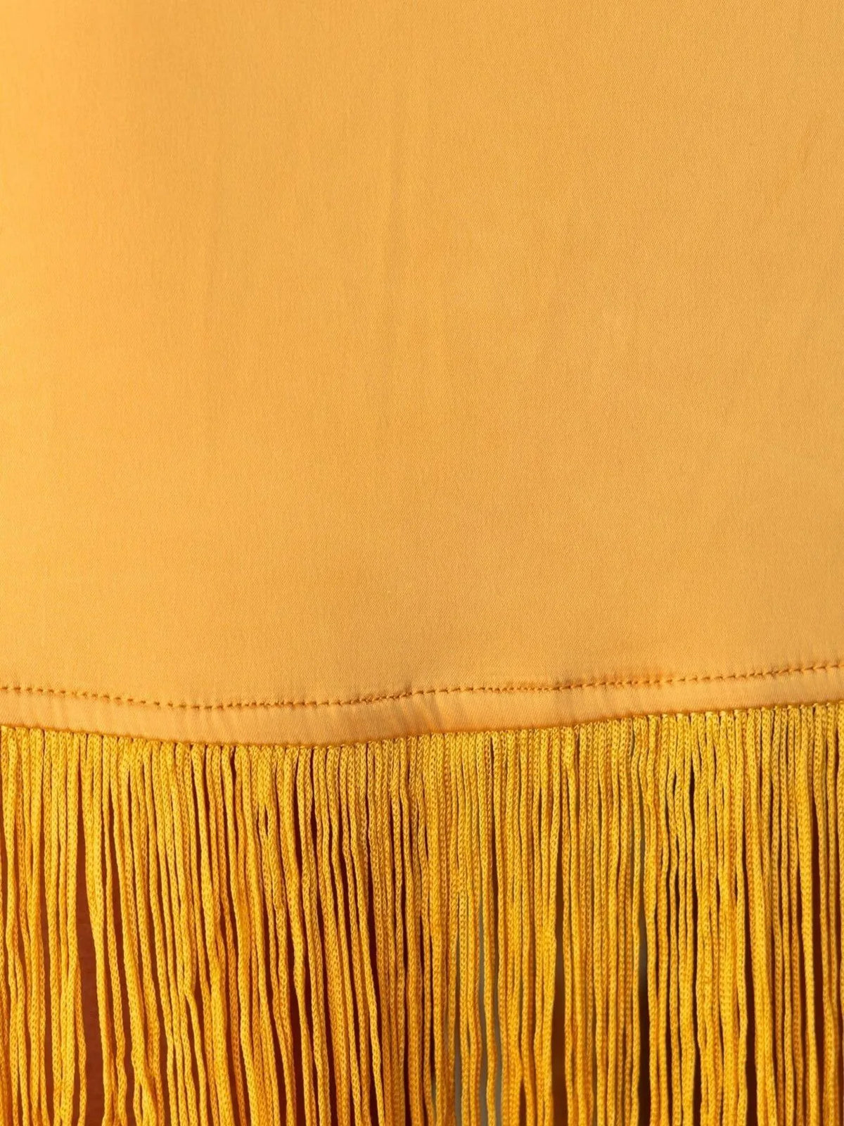 Fringe Halter Neck Sleeveless Dress - alternate view 9