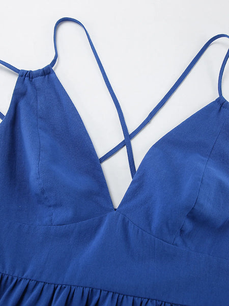 V-Neck Tiered Maxi Cami Dress - alternate view 7