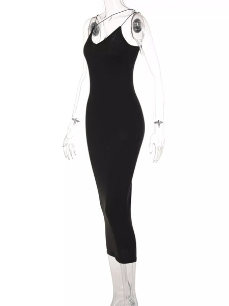 Leopard Print Spaghetti Strap Midi Dress - alternate view 17